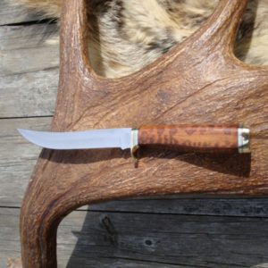 CUSTOMIZED BUCK 121 SNAKE WOOD FILLET KNIFE