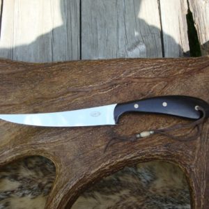 AFRICAN BLACKWOOD HANDLE FILLET KNIFE