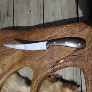 AFRICAN BLACKWOOD HANDLE FILLET KNIFE
