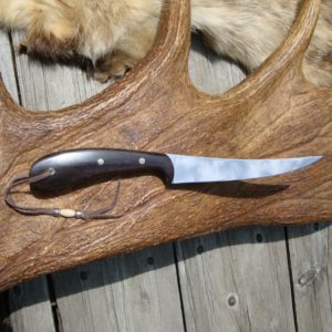 AFRICAN BLACKWOOD HANDLE FILLET KNIFE