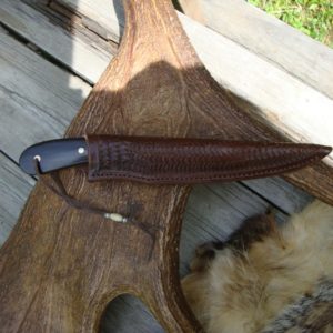 AFRICAN BLACKWOOD HANDLE FILLET KNIFE