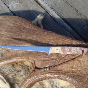 BOXELDER HANDLE STEEL HEAD FILLET KNIFE 8A STEEL BLADE