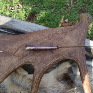 CUSTOM FILLET KNIFE WITH HONDURAN ROSEWOOD BURL HANDLES