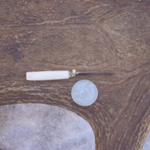 MINIATURE MAMMOTH IVORY HANDLE KNIFE