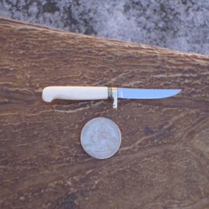 MINIATURE MAMMOTH IVORY HANDLE KNIFE