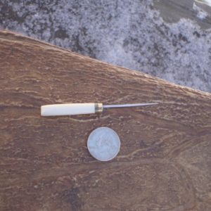 MINIATURE MAMMOTH IVORY HANDLE KNIFE