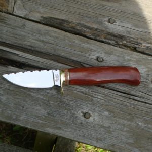 CUSTOM MAB COCOBOLO HANDLE DROP POINT KNIFE