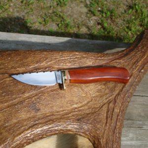 CUSTOM MAB COCOBOLO HANDLE DROP POINT KNIFE