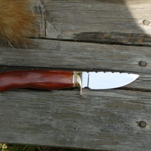 CUSTOM MAB COCOBOLO HANDLE DROP POINT KNIFE