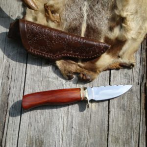 CUSTOM MAB COCOBOLO HANDLE DROP POINT KNIFE
