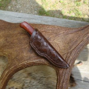 CUSTOM MAB COCOBOLO HANDLE DROP POINT KNIFE
