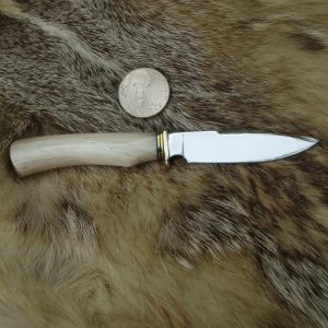 Miniature Musk Ox Handle Bowie Knife