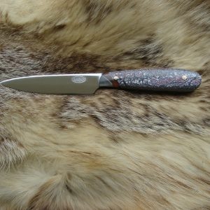 Fordite handle small pairing chef knife 8A steel blade