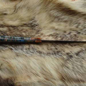 Amboyna burl wood handle fillet knife 8a Steel blade